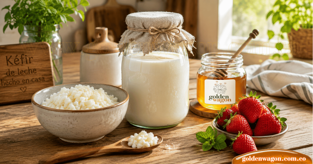 🥛 Preparación del kefir de leche en casa y cómo usar la miel para potenciar sus beneficios