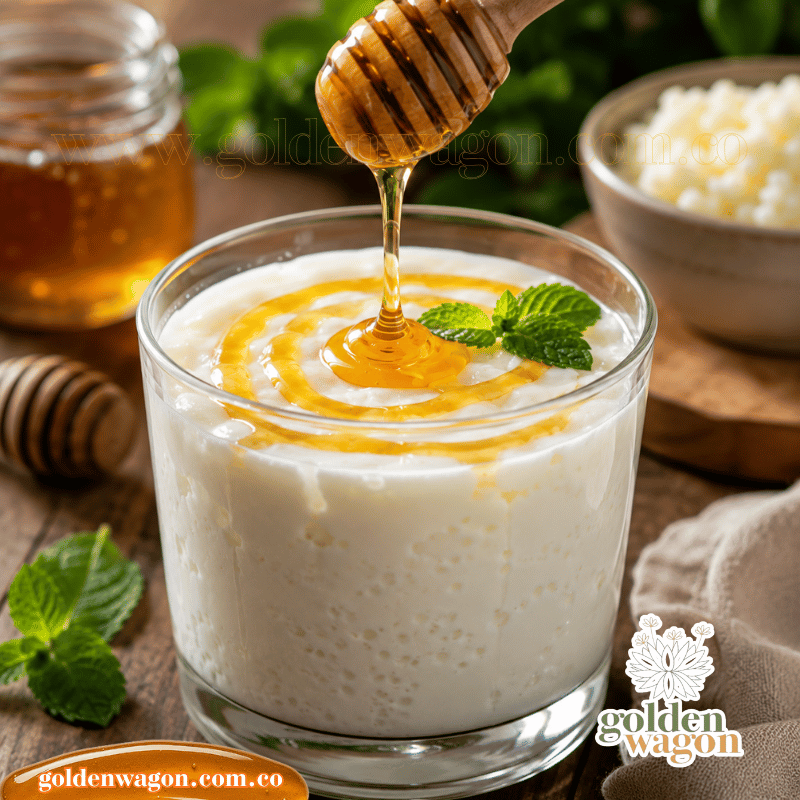 Preparación del kefir de leche en casa y cómo usar la miel