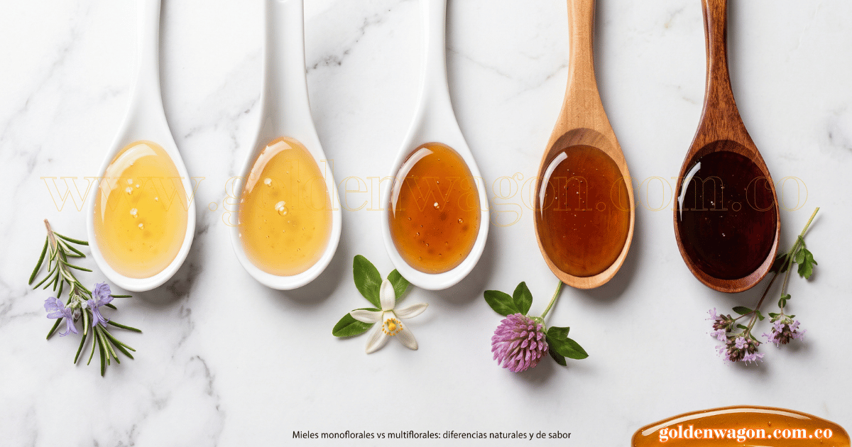 🍯 Mieles monoflorales vs multiflorales: diferencias naturales y de sabor