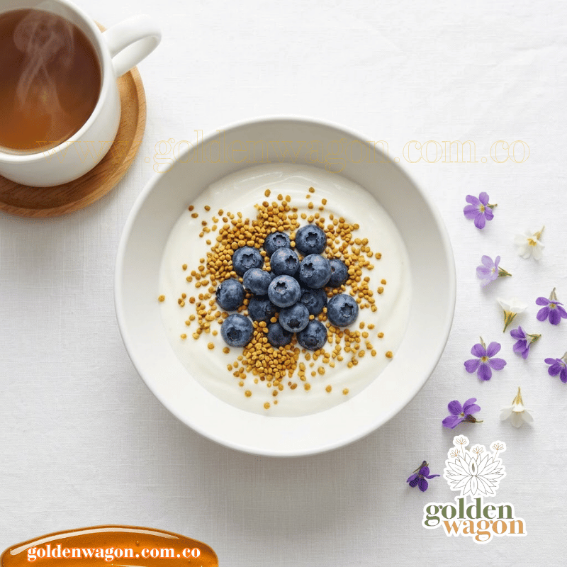 Polen de abejas para el desayuno