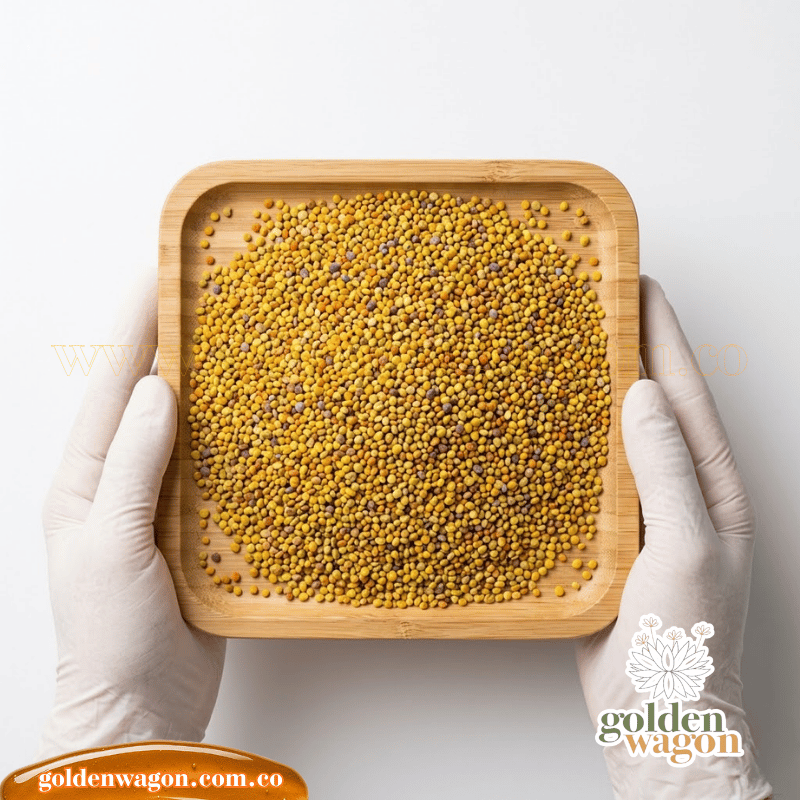 recolecta polen de abejas