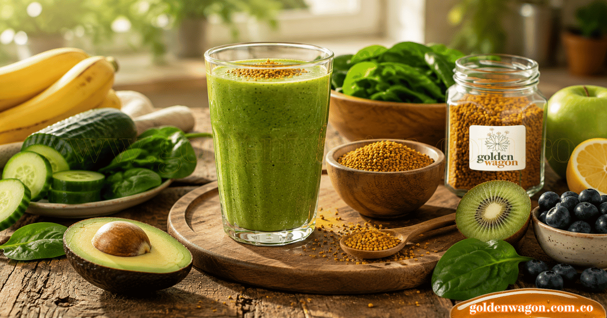 Polen en batidos DETOX